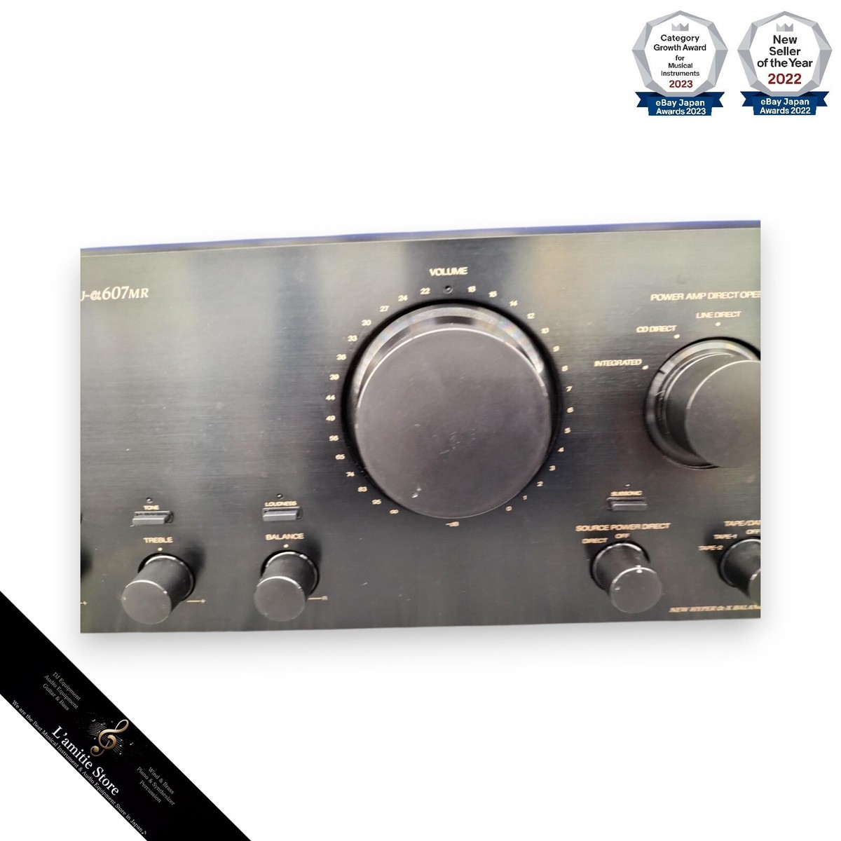 SANSUI サンスイ プリメインアンプ AU-α607KX 音出しOK 現状品