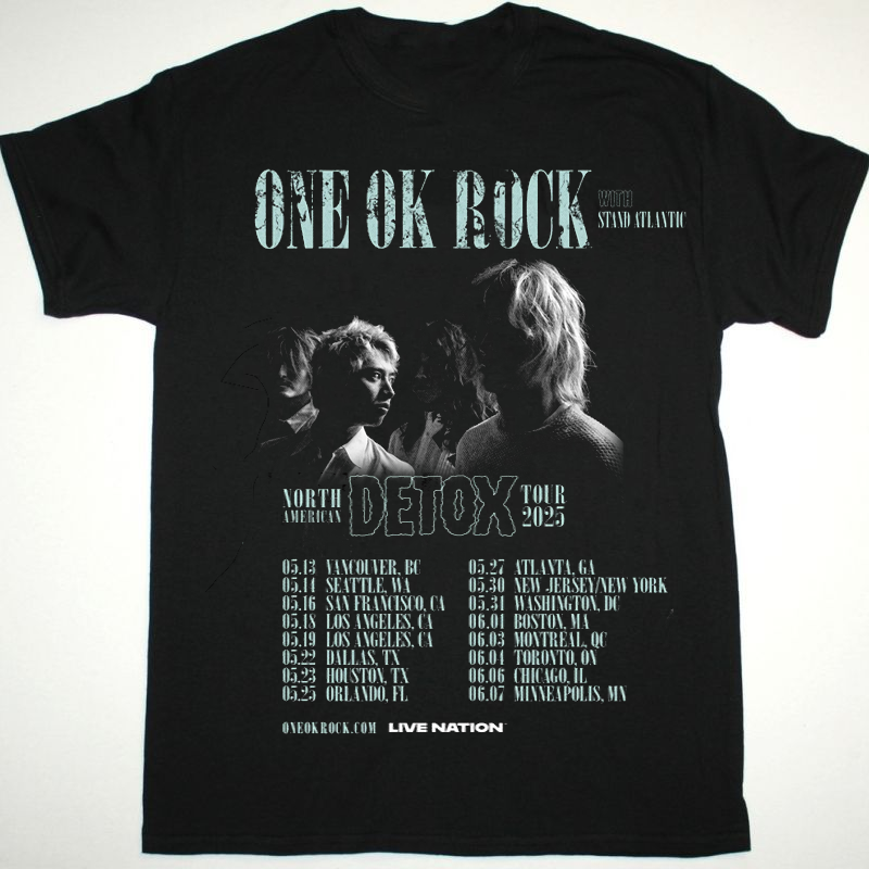 NEW ONE OK ROCK DETOX European Tour 2025 Gift For Fan S to 5XL T