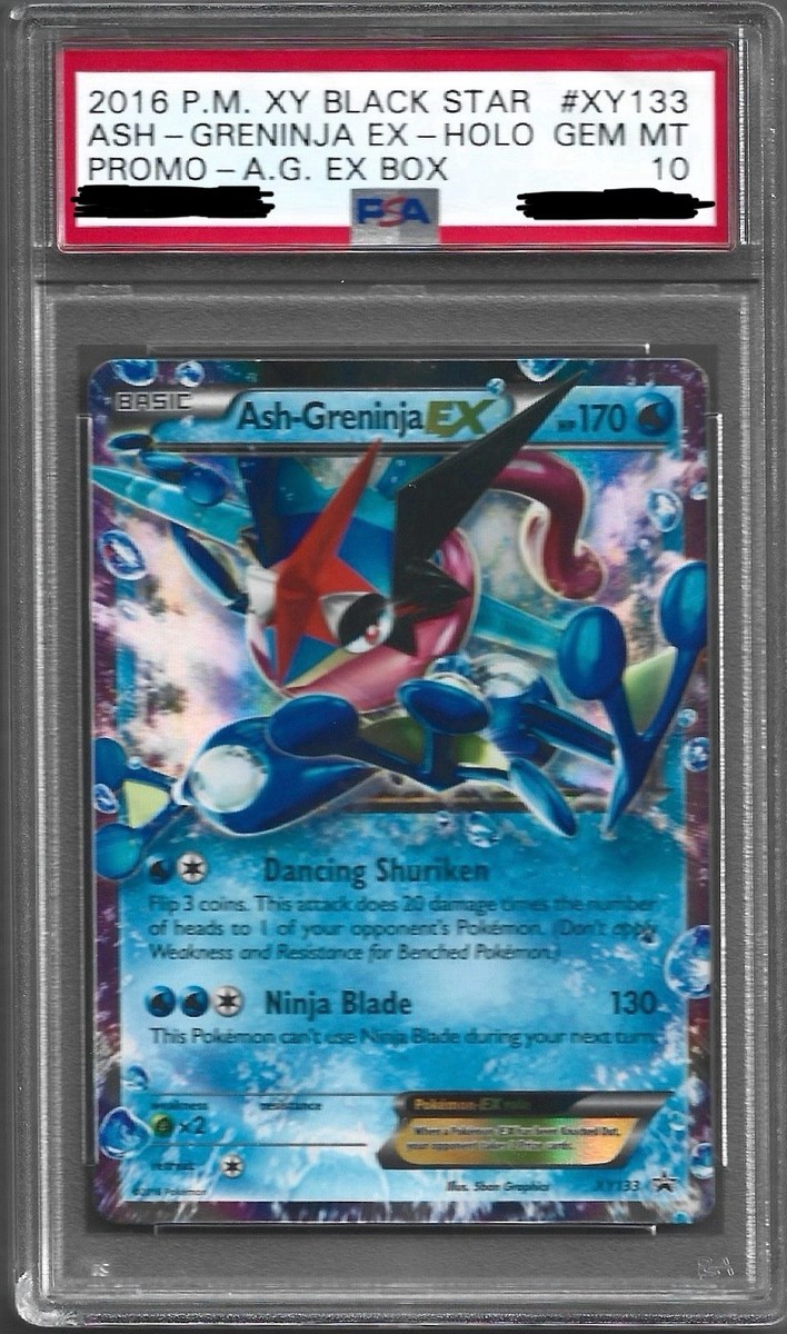 Ash-Greninja EX XY133 XY Holo Black Star Promo PSA 10 Pop 22 GRAIL