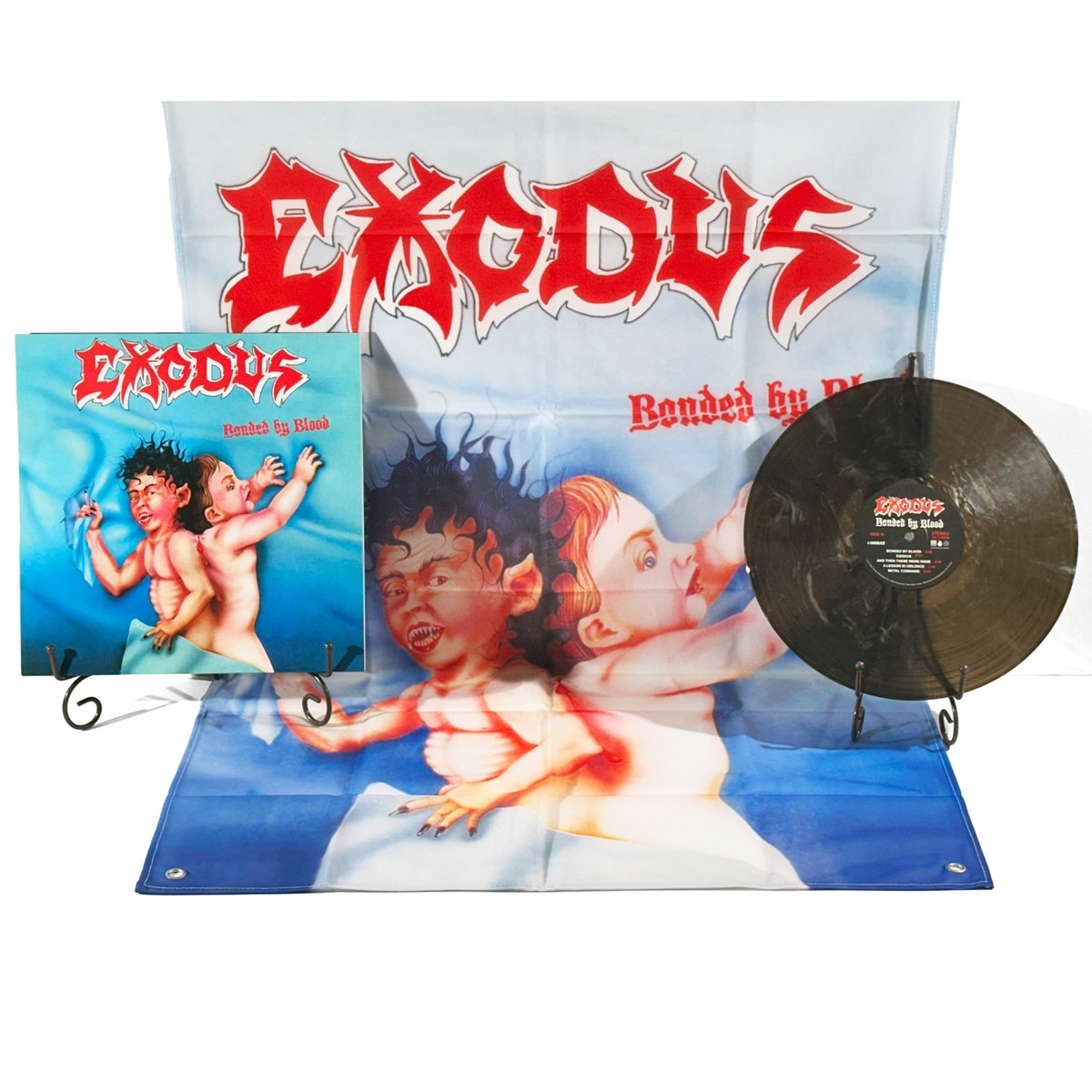 EXODUS Bonded By Blood LP 40th Anniversary Edition Onyx Vinyl +
