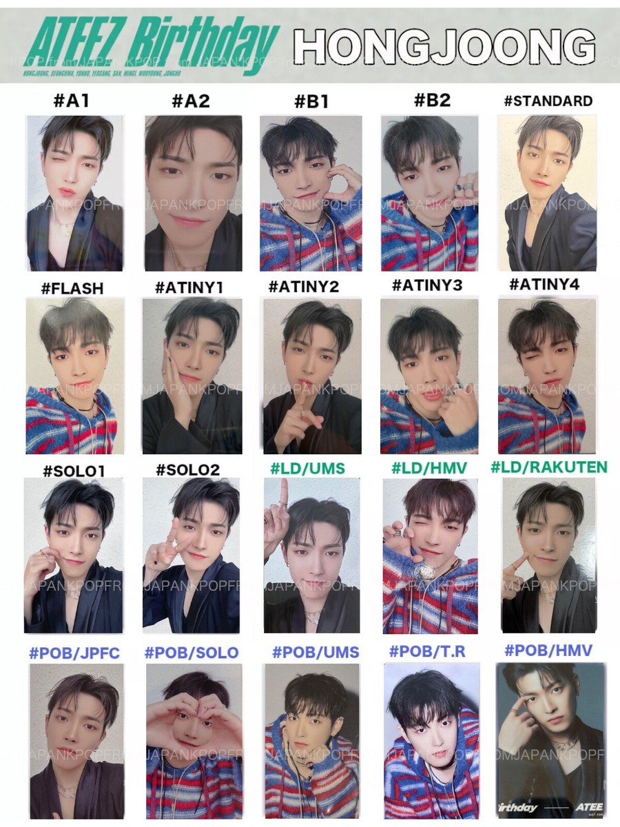 ATEEZ ホンジュン トレカ ATEEZ ホンジュン Hongjoong トレカ サノク