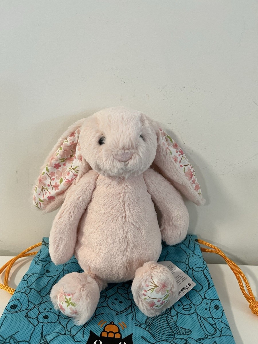 Jellycat Small Blossom Blush Bunny 'Cherry' Plush W/DustBag 100