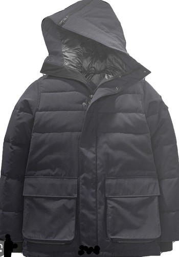 Burberry Black Label Down Jacket pocket zipper logo size L fashion