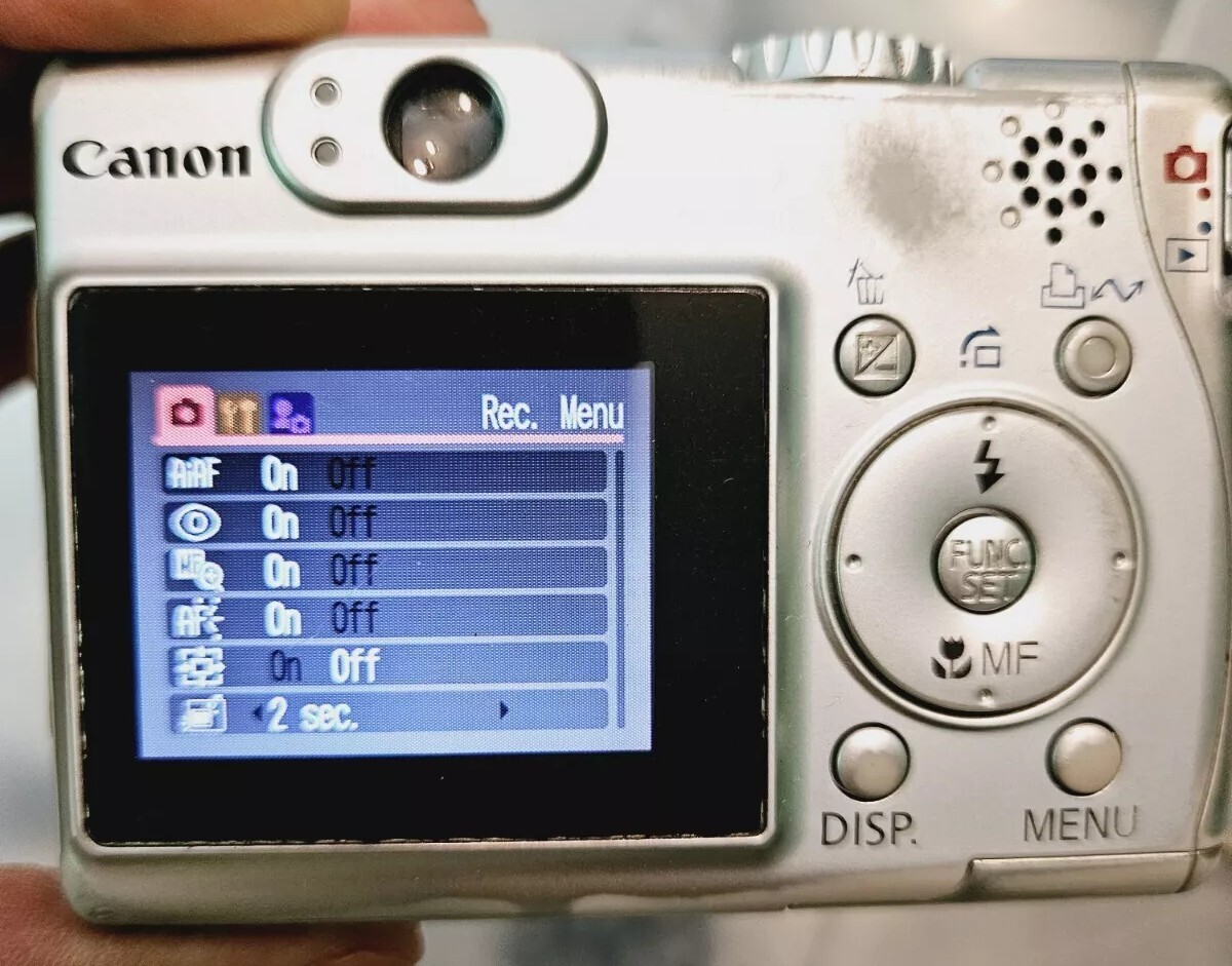 Cannon PowerShot A530 AiAF 5.0MP Digital Camera PC1184 USB A/V 2