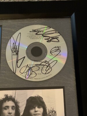 Quiet Riot Band Signed Autographed Display Kevin DuBrow Rudy Szaro