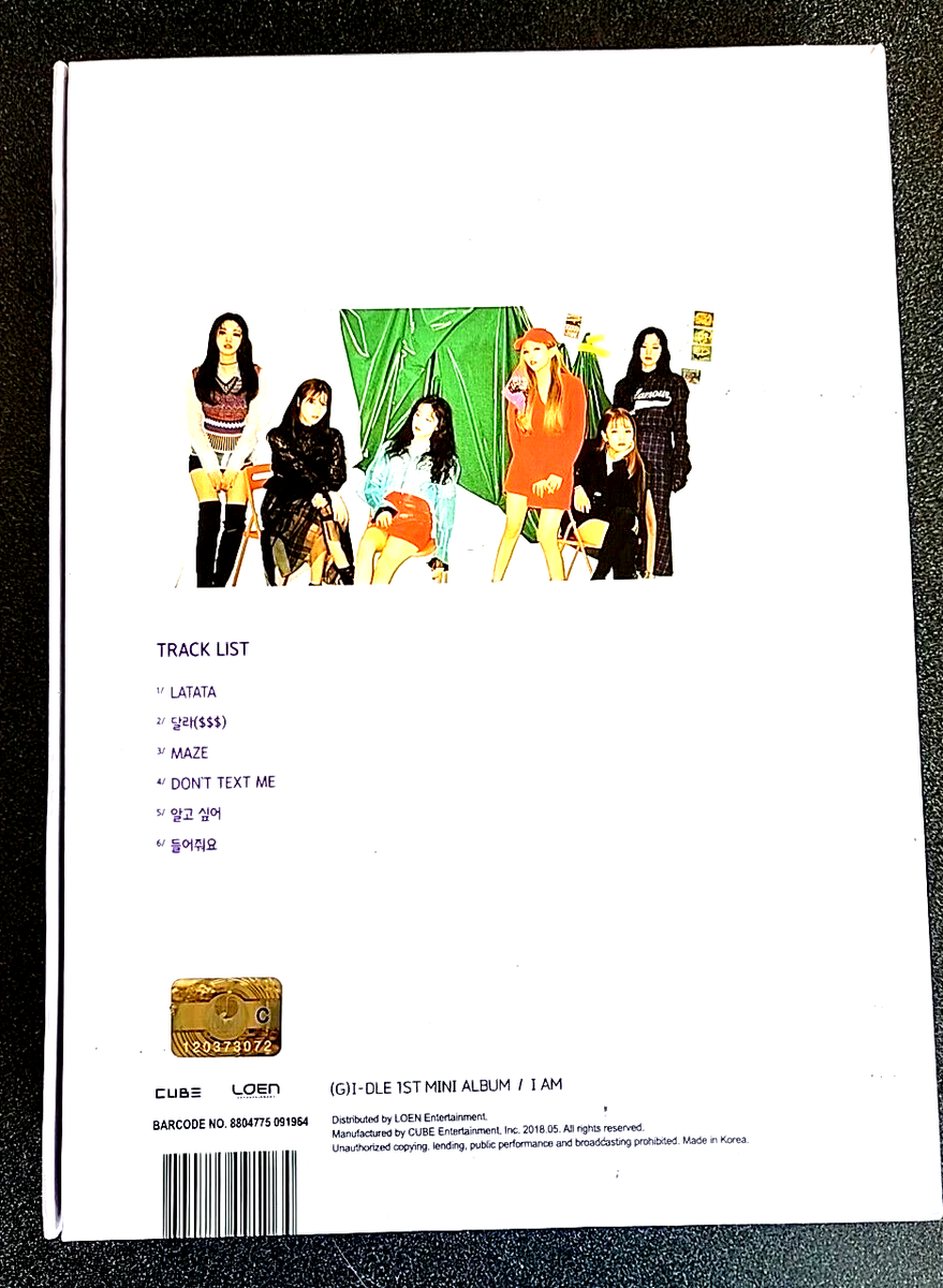 I AM (G)I-DLE 1st MINI ALBUM SPOTLESS CD | eBay