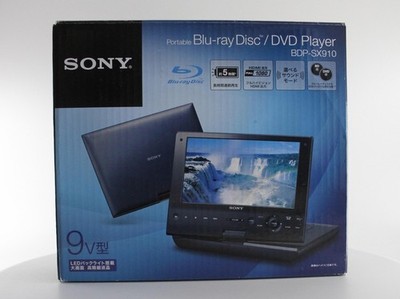 Sony Portable Blu-Ray DVD Player 9-in High-Res LCD (BDP-SX910/B