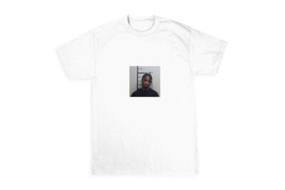 Travis Scott Free The Rage T shirt Mugshot Authentic NEW Large | eBay