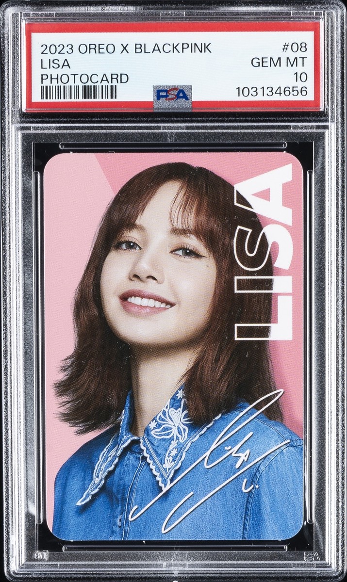 2023 OREO X BLACKPINK PHOTOCARDS #08 LISA PSA 10 | eBay