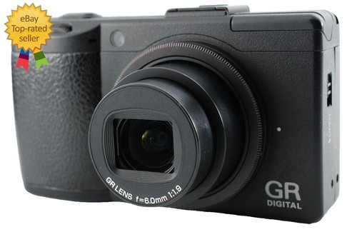 RICOH GR DIGITAL IV 10.4MP Digital Camera Black Body Japanese Only