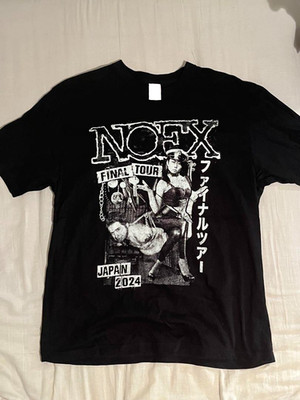 Nofx Final Tour Japan 2024 Heavy Cotton Black Unisex T-shirt Size