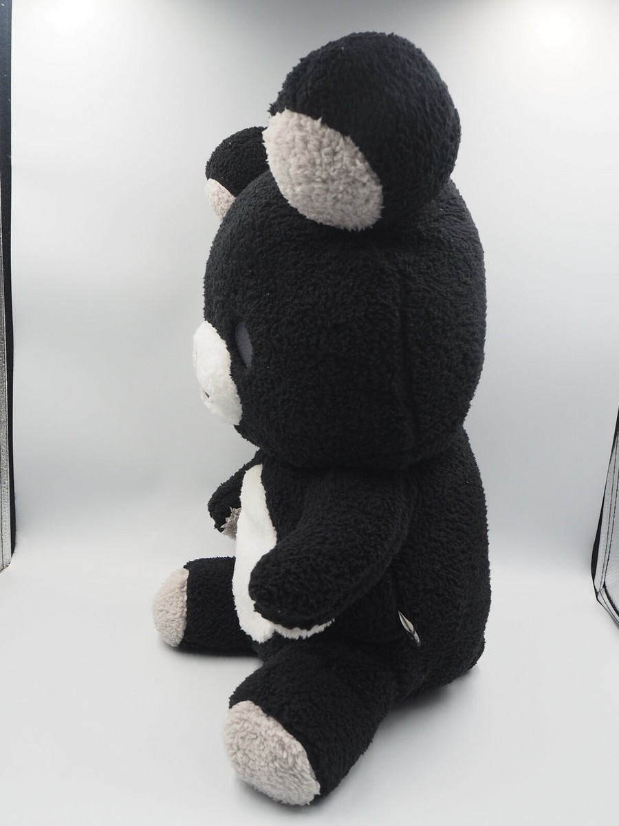 Rilakkuma MB1408 Black XL monochrome San-x Large Plush 18