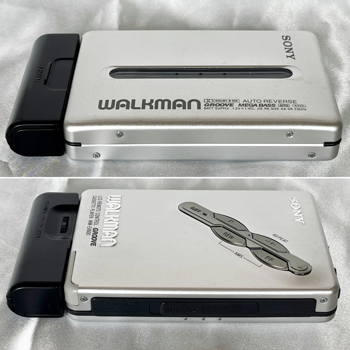 SONY WM-EX600 2000 w/Accessories Walkman Cassette Player From