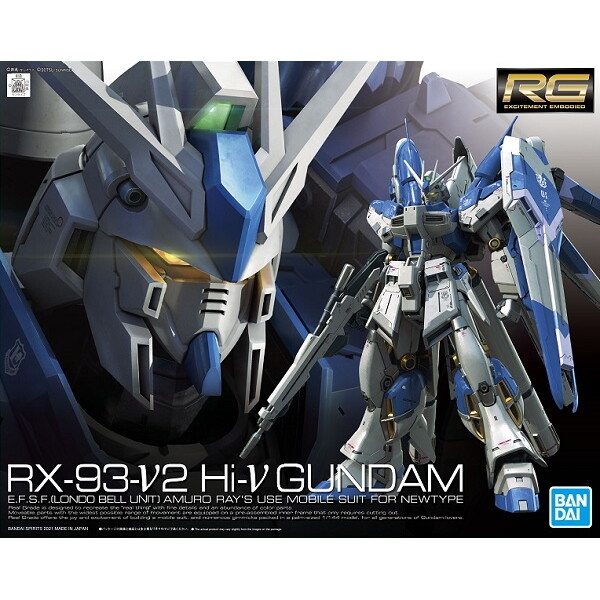 Hi-V Gundam RX-93-V2 RG 1/144 Bandai | eBay