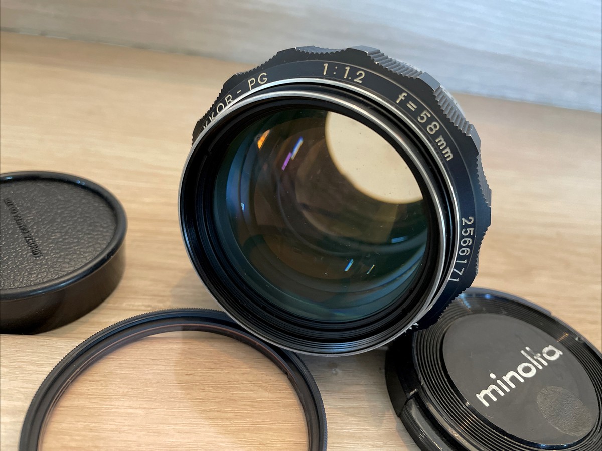 Minolta MC ROKKOR PG 58mm f/1.2 ”Hawk Eye” MF Prime Lens | eBay