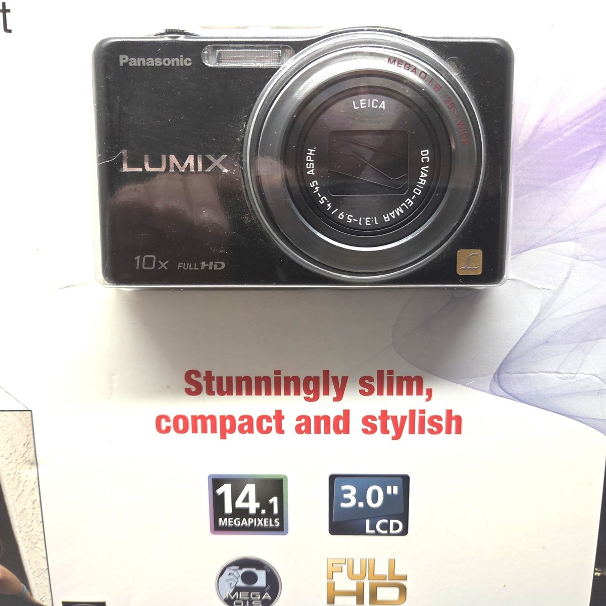 Panasonic LUMIX DMC-SZ7 14.1MP Digital Camera - Black for sale