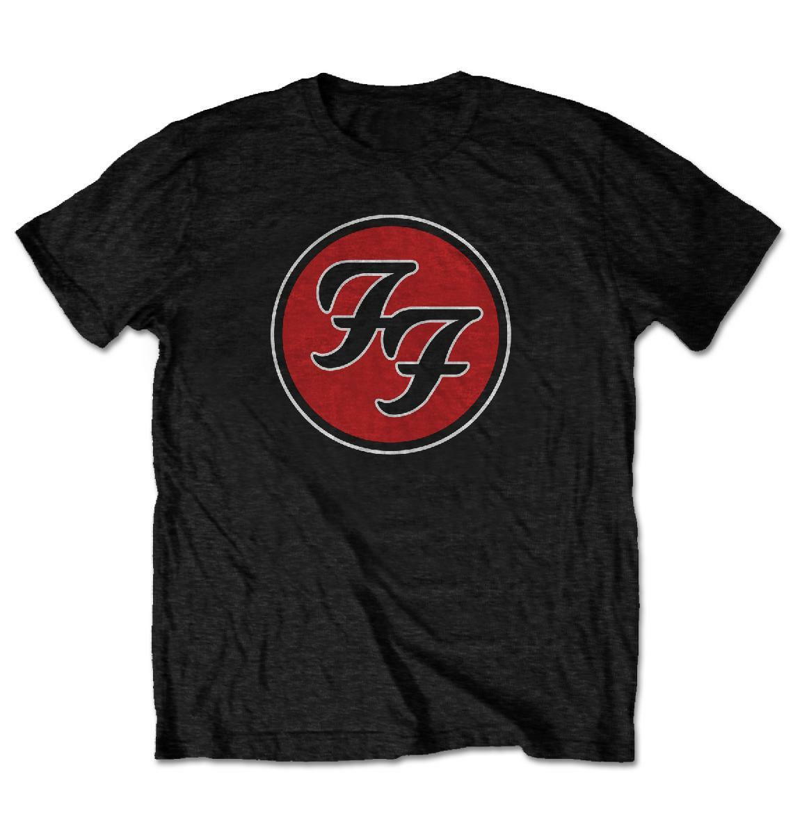 Foo Fighters T Shirt FF Logo Black Official Licensed Classic Rock