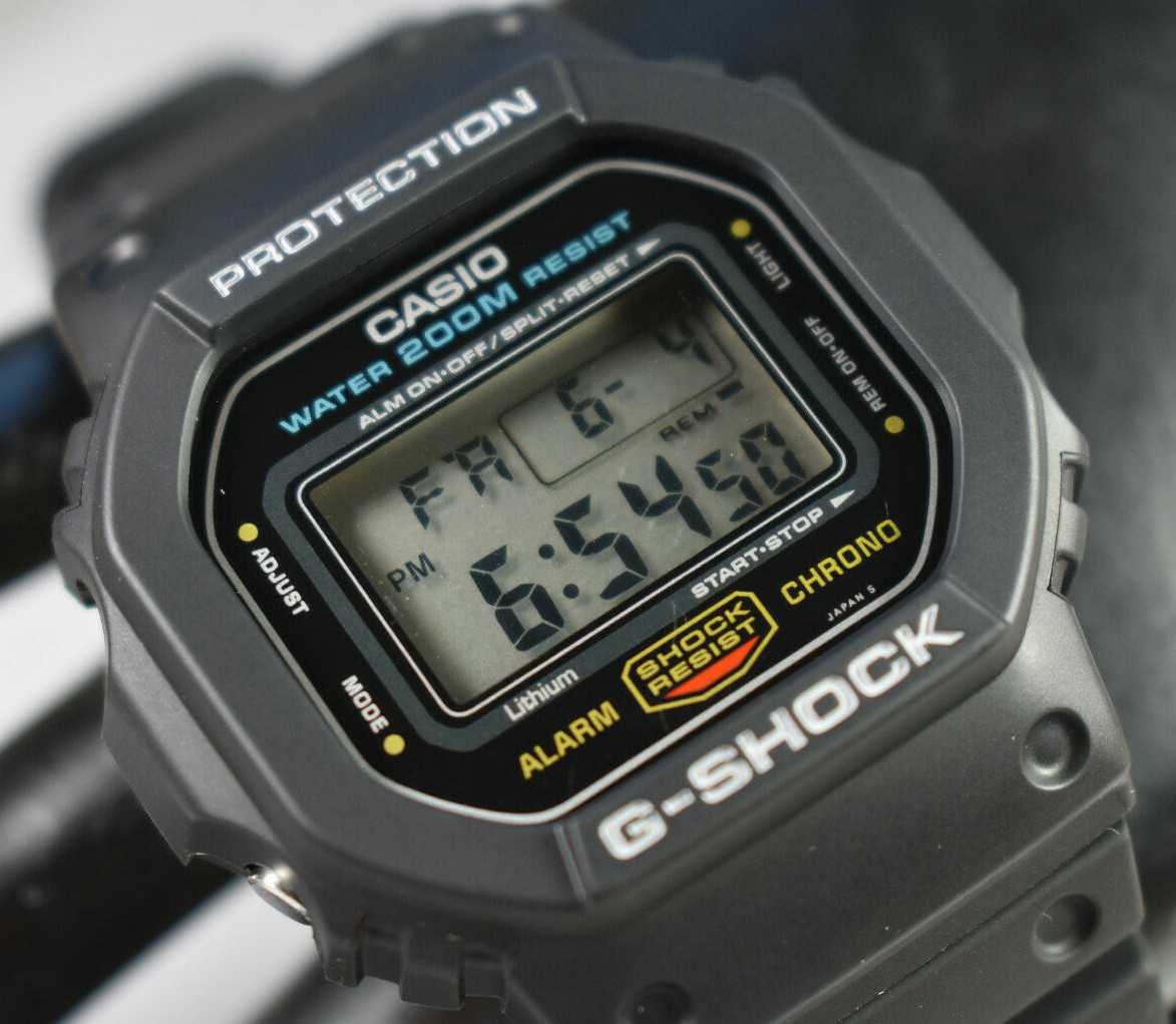 Casio G Shock Dw-5600c 691 Japan Screwback - Vintage and RARE