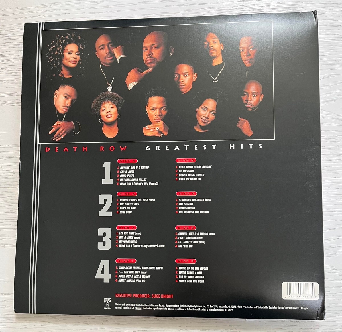 Death Row Records - Gretest Hits V.1レコード Death Row Greatest