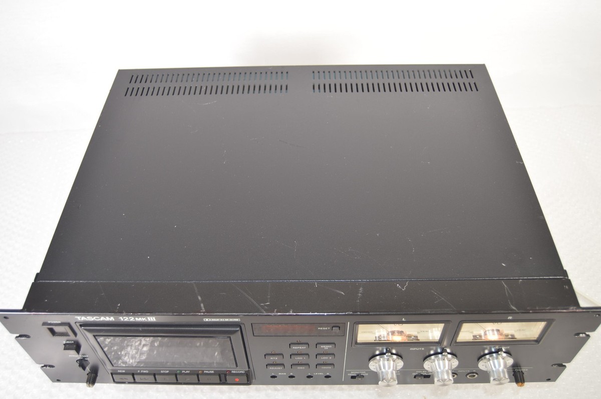 Tascam 122 MKIII MK3 Professional 3-Head Cassette Deck Working