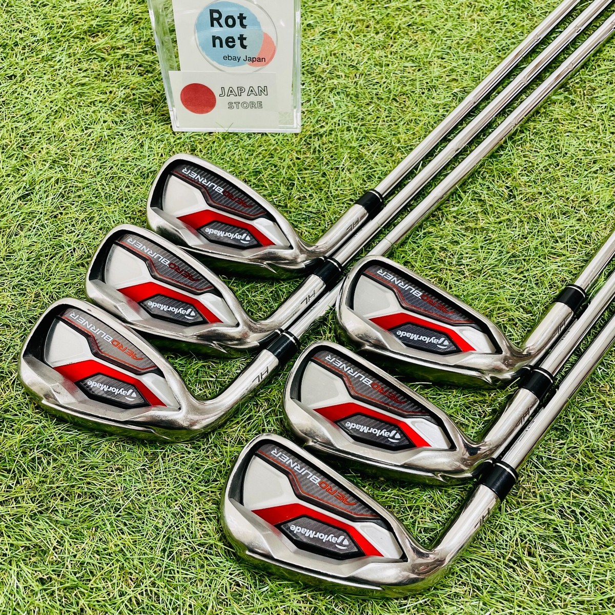 LH Rare TaylorMade AeroBurner Iron set 56789P 6Pcs Stiff Flex Golf
