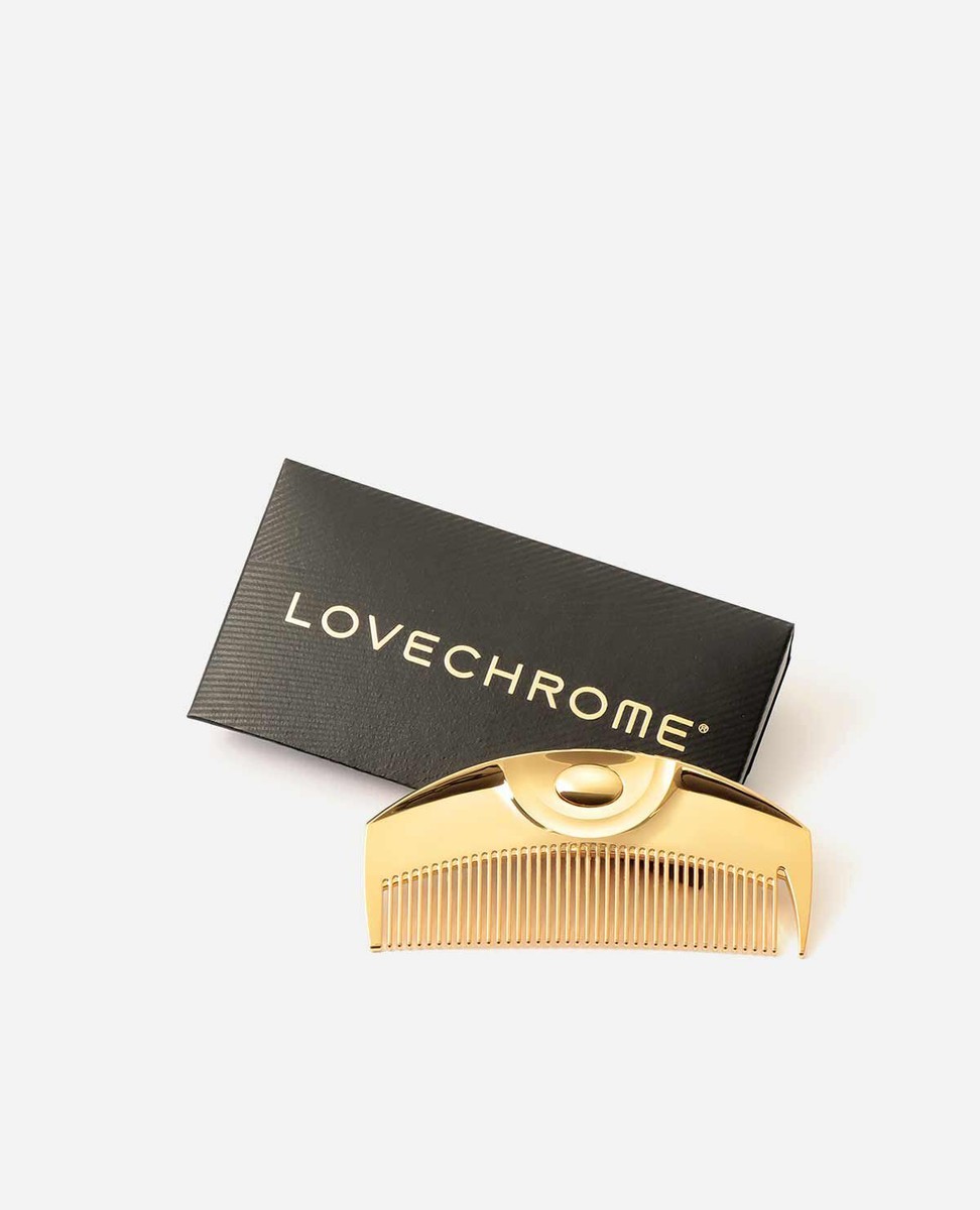 LOVECHROME (R)K24GP TSUKI GOLD Hair Comb hairbrush Gift EC | eBay