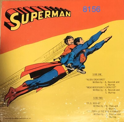 Superman Vinyl Record 1975, Power Records #8156 New | eBay