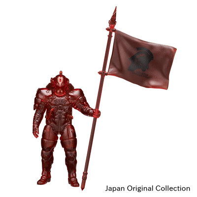 Kojima Productions LUDENS Figure SIMPLE Edition Clear Red Kitan