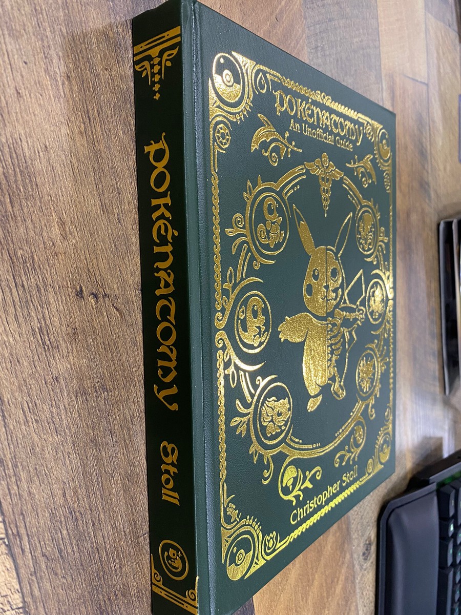 Pokenatomy Unofficial Pokemon Anatomy Guide Book Leather Hardcover