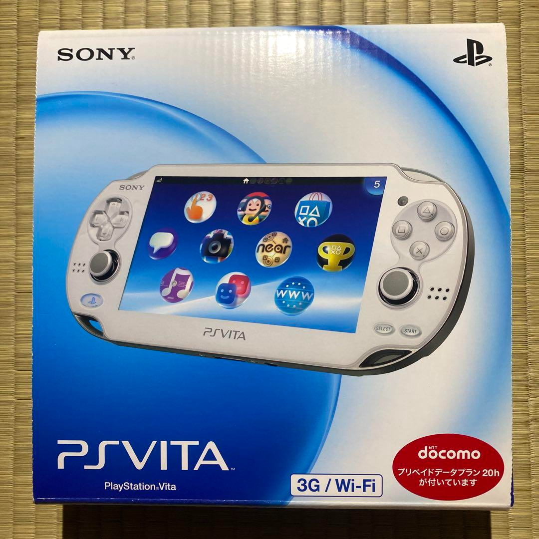 SONY Playstation PS Vita 3G/Wi-Fi PCH-1100 Crystal White JP RARE
