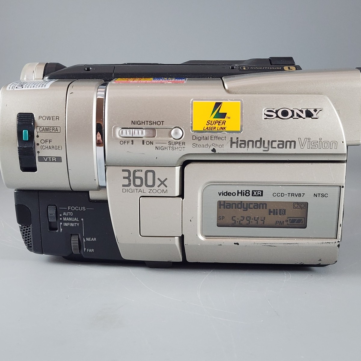 Sony Handycam CCD-TRV87 Hi-8 Analog Camcorder for sale online | eBay