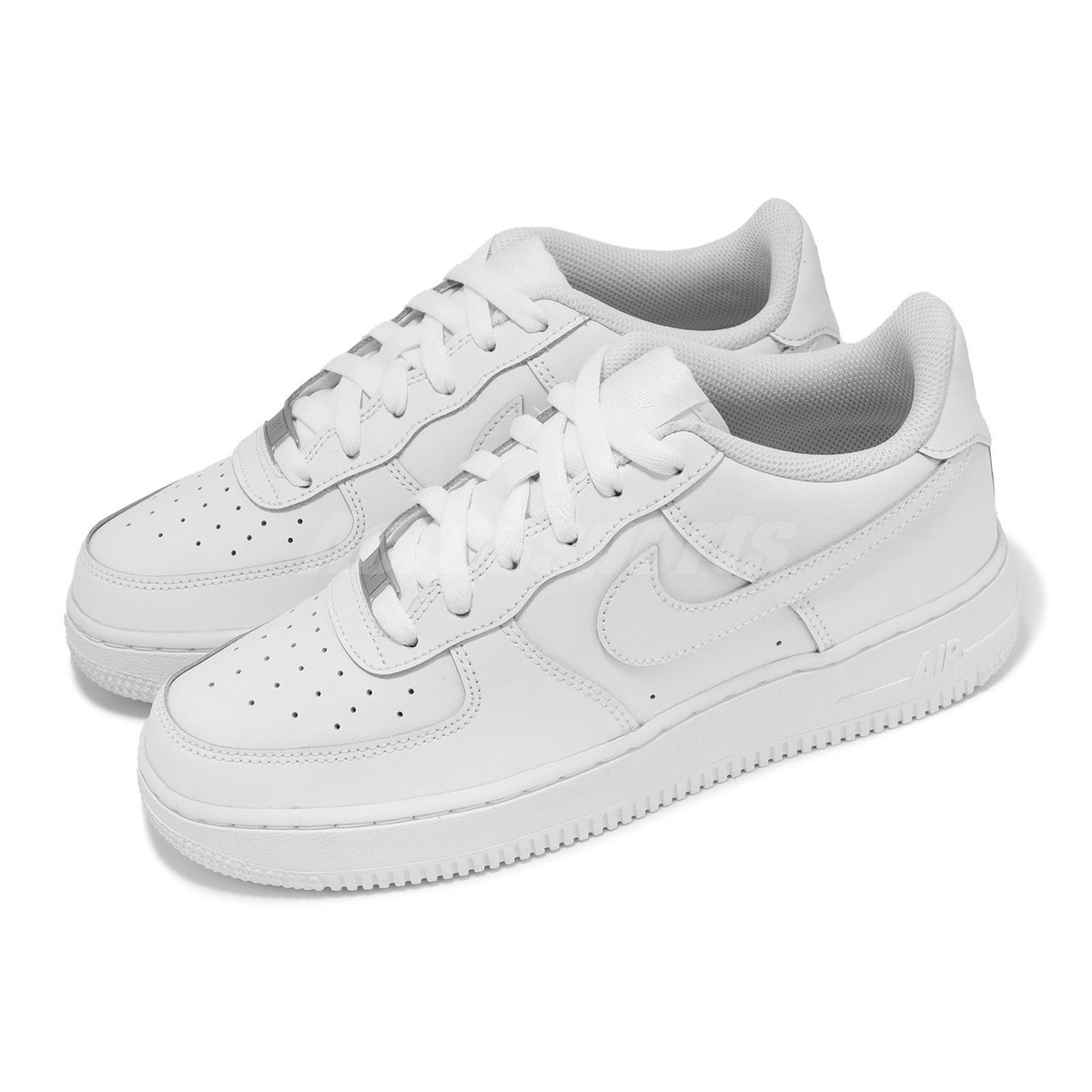 Nike Air Force 1 LE AF1 Triple White Kids Youth Casual Shoes