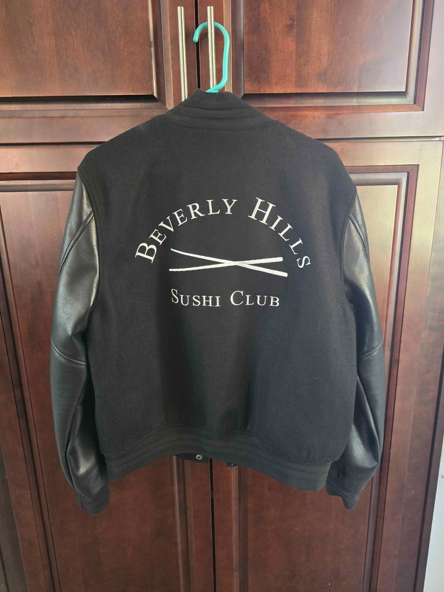 Beverly Hills Sushi Club Matsuhisa Nobu Stampd Black Varsity