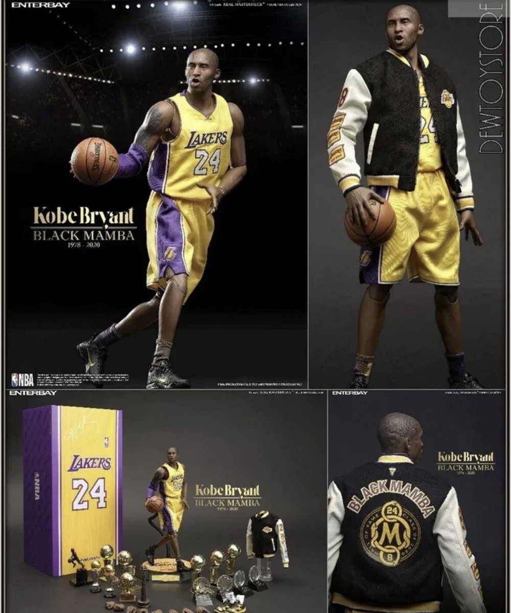 Enterbay Real Masterpieces 1/6 NBA LA Lakers Kobe Bryant Sixth