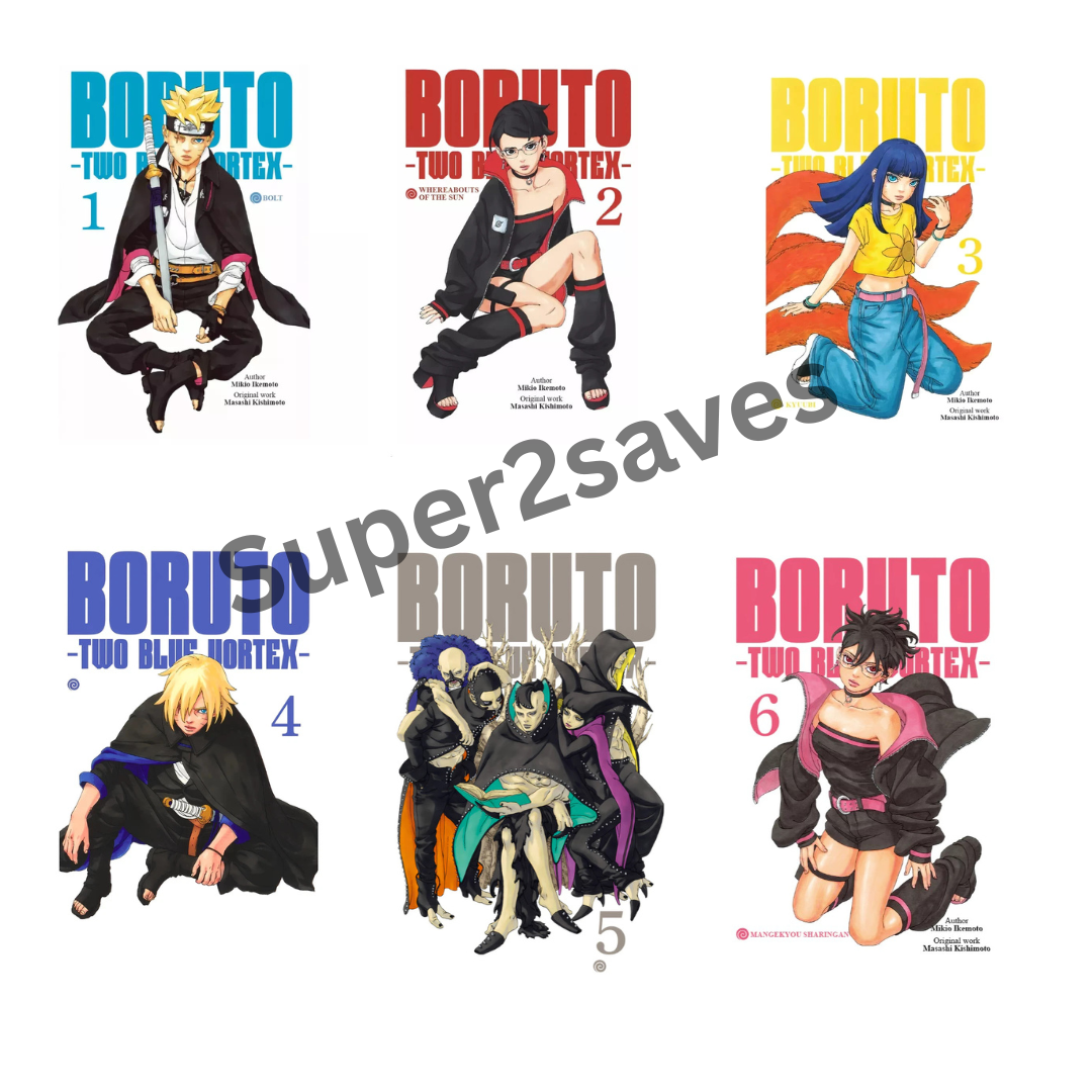 Boruto: Two Blue Vortex Manga LOOSE/FULL SET Vol 1-6 English