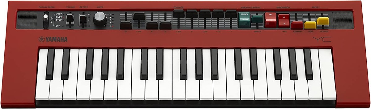 YAMAHA REFACE YC mobile Synthesizer 37-Key mini Red Keyboard Piano