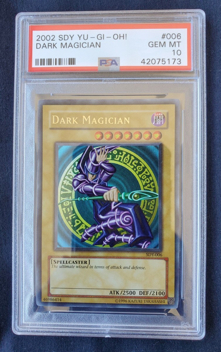 2002 YU-GI-OH! DARK MAGICIAN SDY 006 PSA 10 GEM MINT (ULTRA RARE