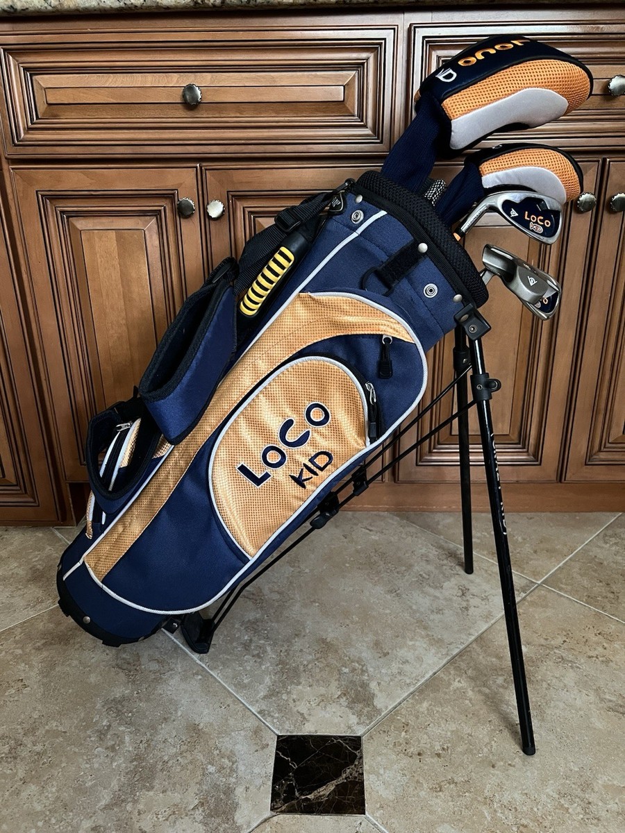 Dunlop Crazy Loco Kid Left Handed Junior 5 Pc Golf Club Set Youth