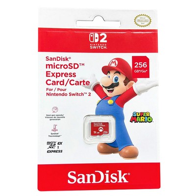 SanDisk microSD Express Card 256GB for Nintendo Switch 2 (SDSQXFN