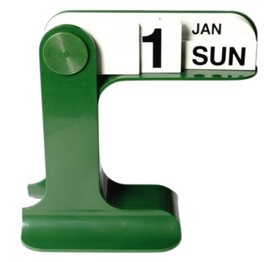 Enzo Mari TIMOR Table Calendar Green English Danese Milano 1967