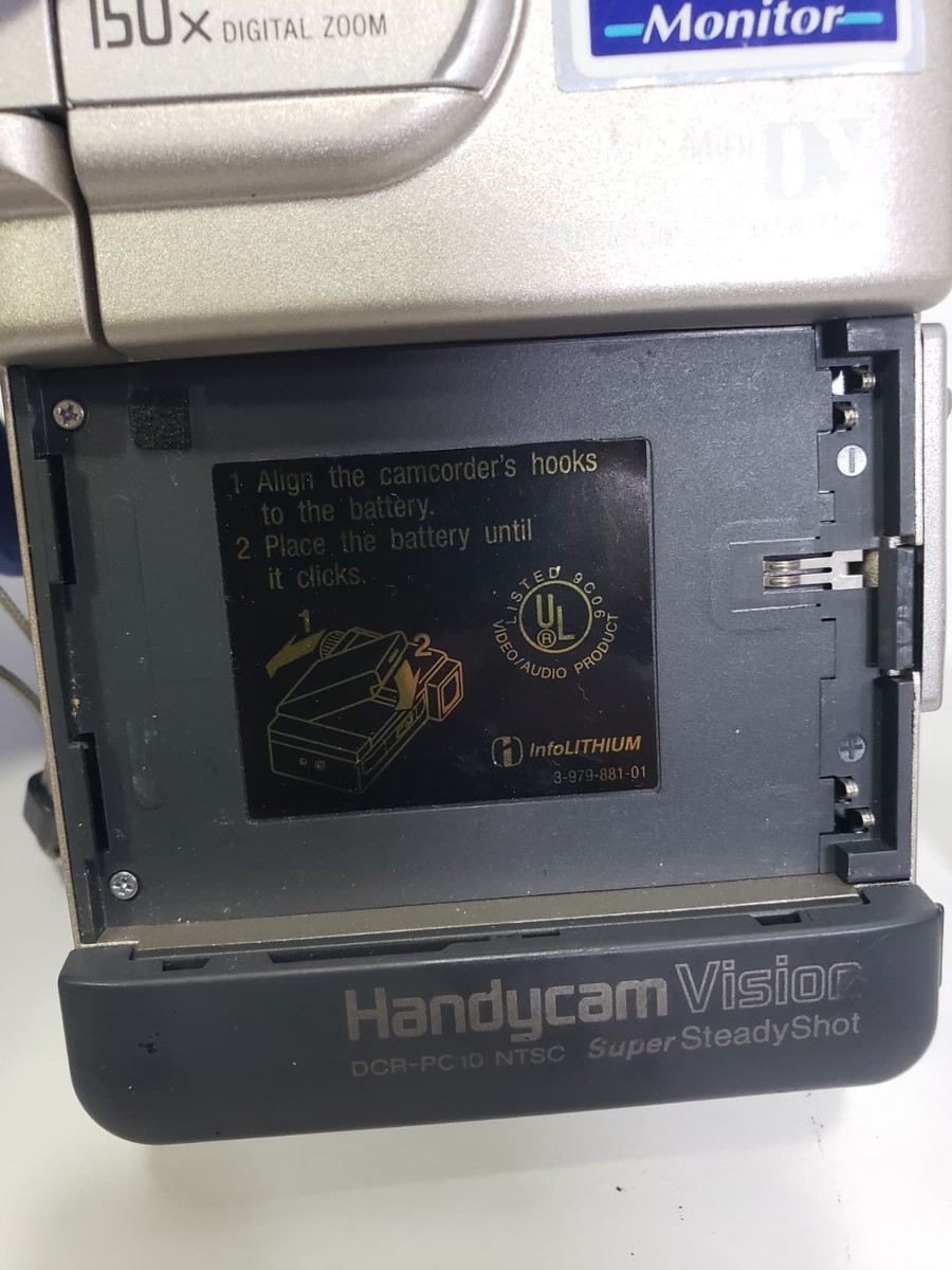 SONY miniDV HANDYCAM DCR-PC10 ⑦ SONY DCR-PC10 Digital Video