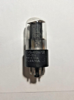 Sylvania JAN-CHS 6SN7GT VT-231 Tube (1) | eBay