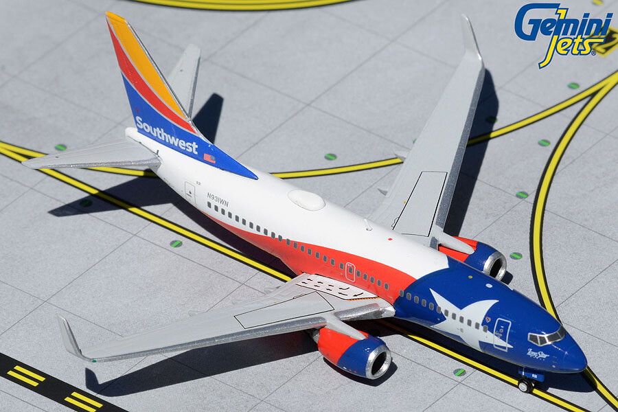 GEMINI JETS SOUTHWEST AIRLINES B737-700 LONE STAR ONE 1:400