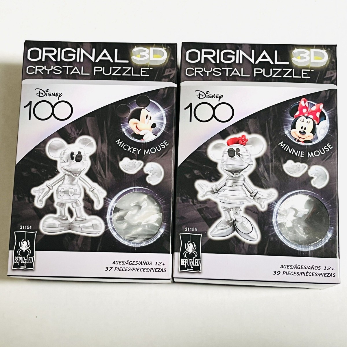 Original 3D Crystal Puzzle Disney 100 Anniversary - Mickey