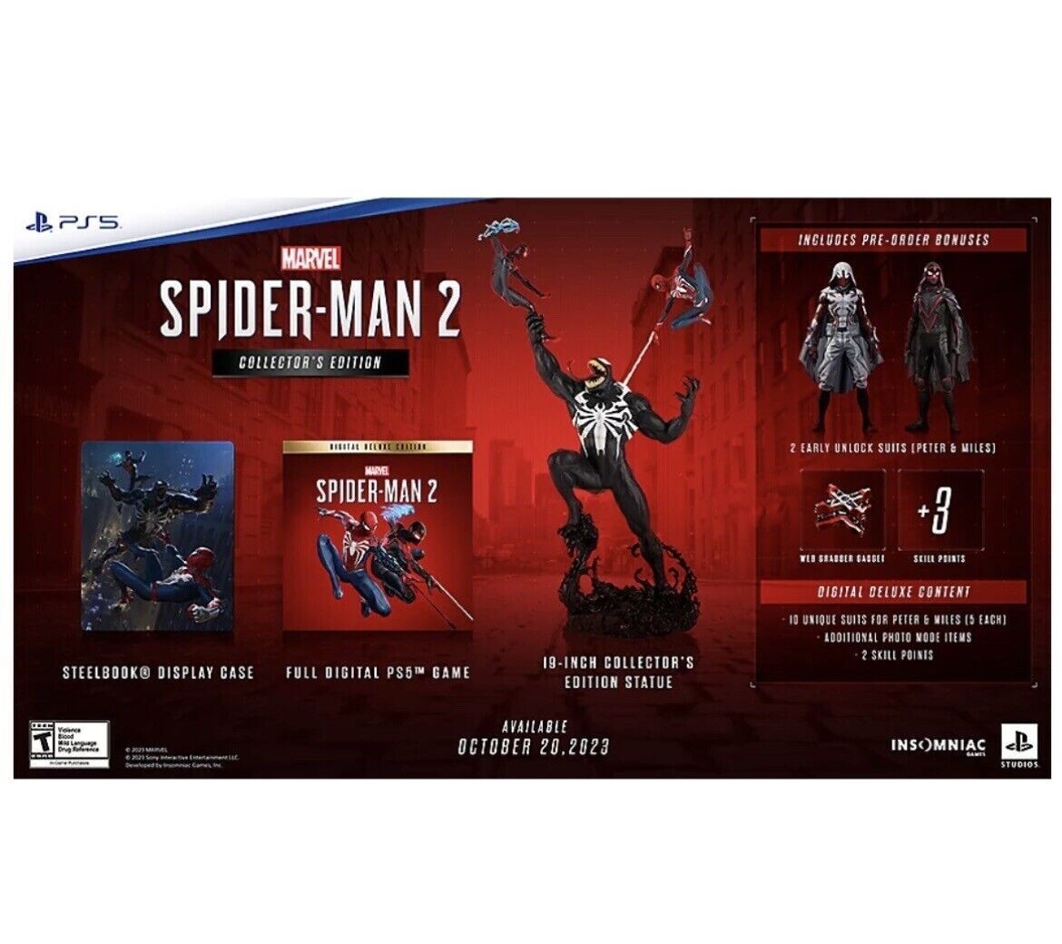 Marvel's Spider-Man 2 - PS5 (Collector's Edition) 711719568353| eBay
