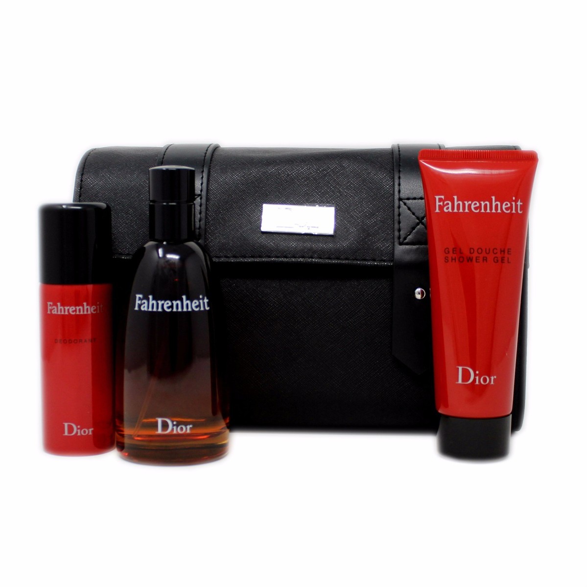 DIOR FAHRENHEIT 4 PIECE SET FOR MEN EAU DE TOILETTE SPRAY 100ML