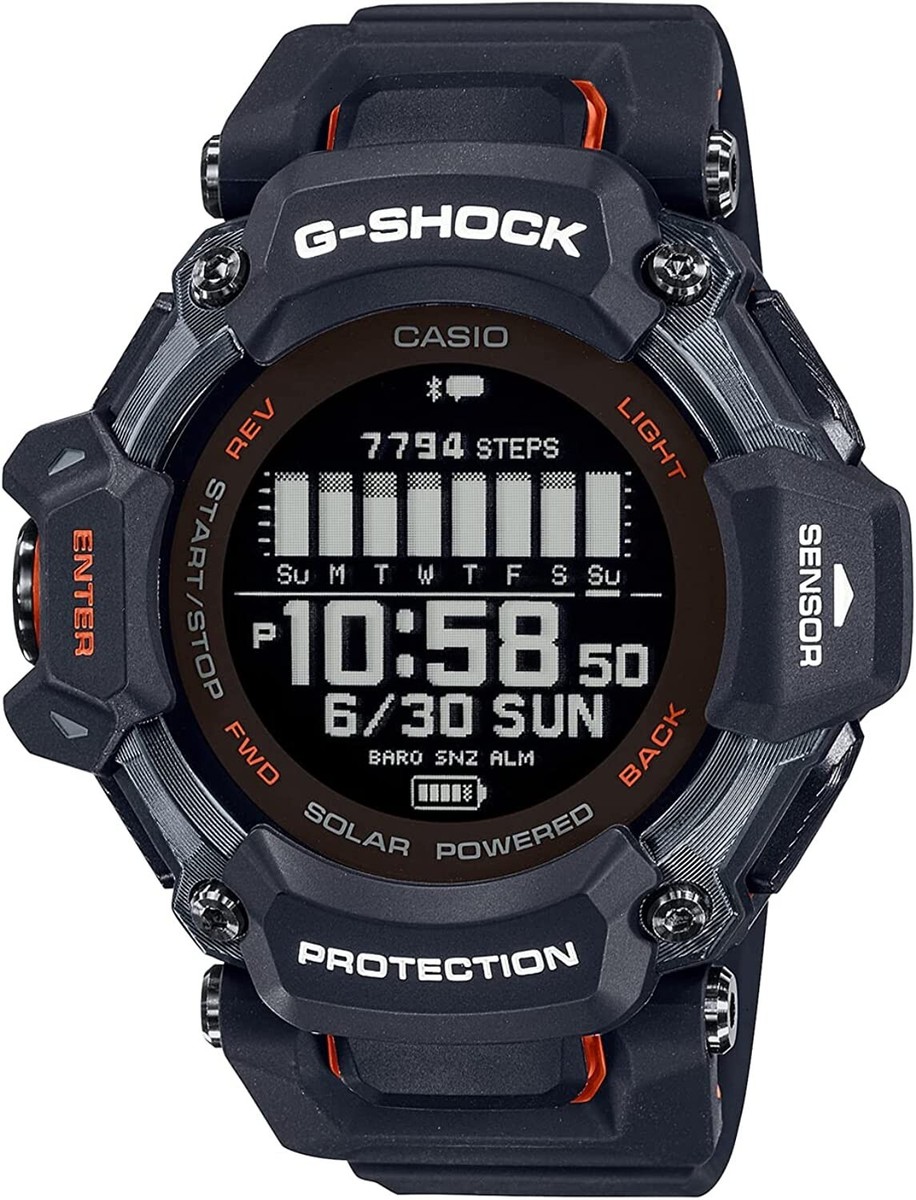 Casio G-SHOCK GBD-H2000-1AJR G-SQUAD Sport Bluetooth GPS Digital