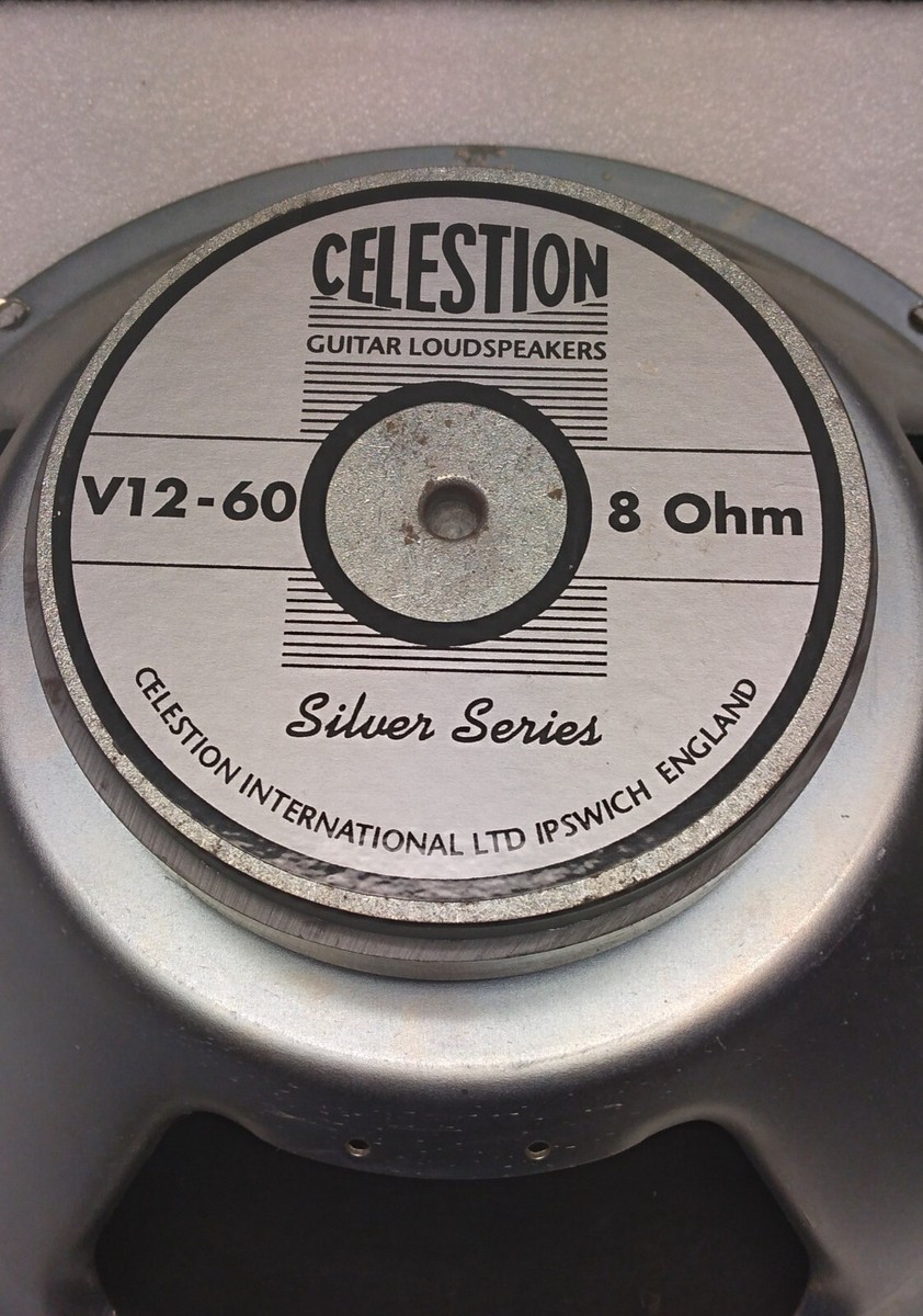 1997 Celestion V12-60 8 ohm Silver Series UK Speaker | eBay
