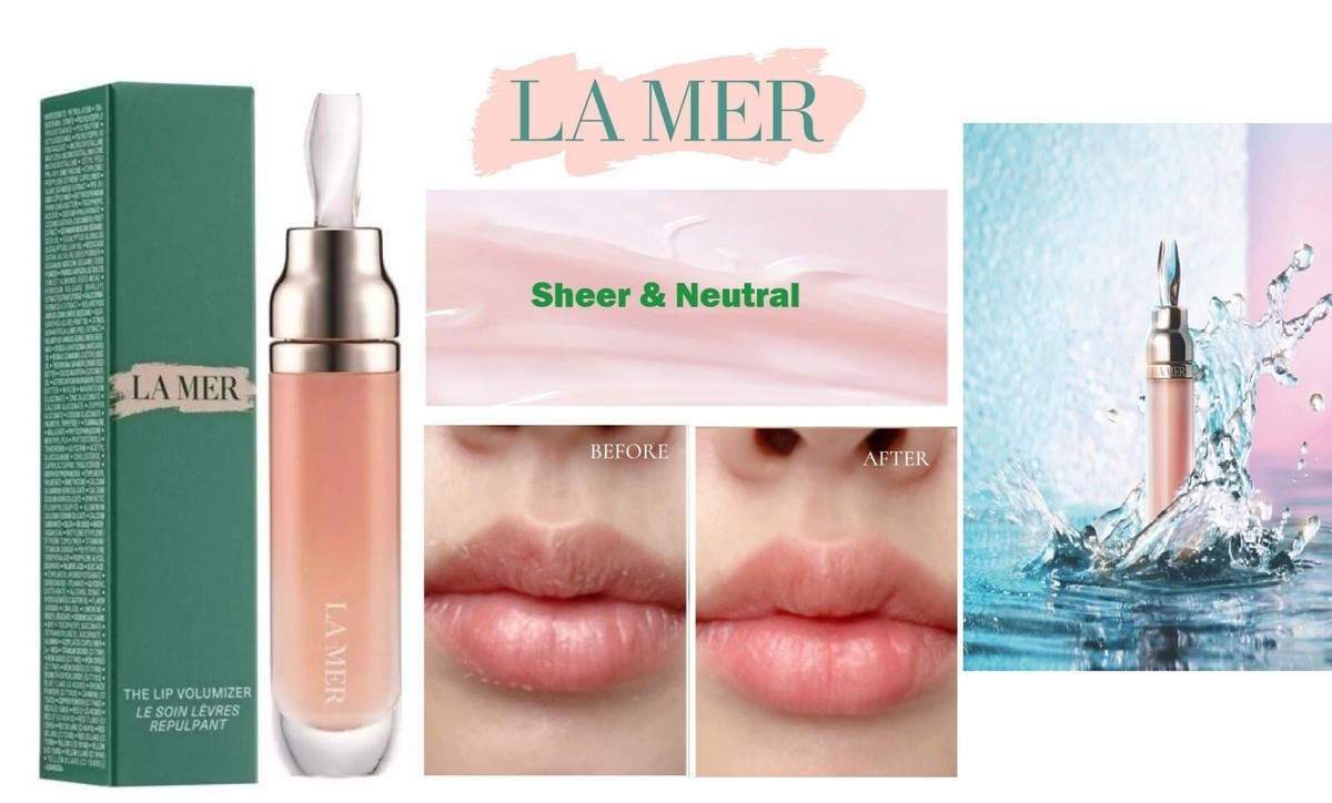 LA MER THE LIP VOLUMIZER SERUM in 30 SHEER NEUTRAL 0.24 FL OZ