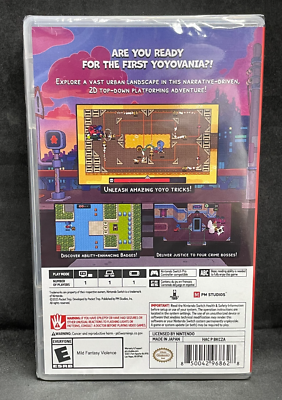 Pipistrello and the Cursed Yoyo (Nintendo Switch) BRAND NEW